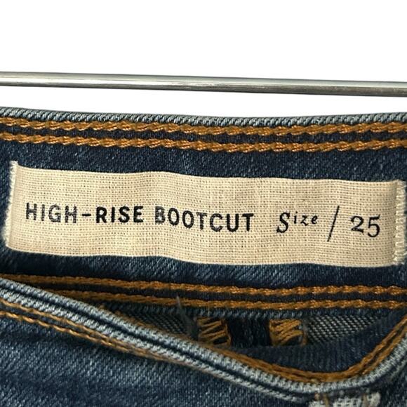 Anthropologie Pilcro High-Rise Bootcut Jean Women's 25 Medium Wash Carpenter - Picture 5 of 10